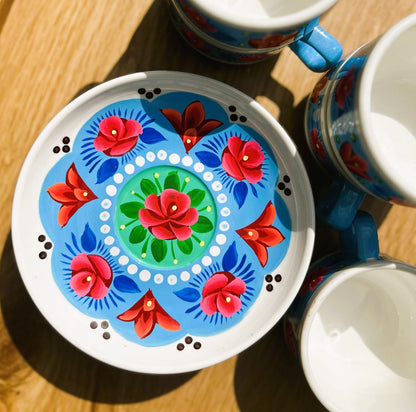 Handpainted Ceramic Tea Set - Truck'r